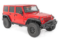 Rough Country High Clearance LED Flat Fender Flare Kit UV Treated Jeep Wrangler JK (07-18)