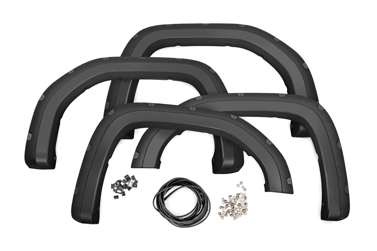 Rough Country Pocket Fender Flares GMC Sierra 1500 2WD 4WD (2019-2026)