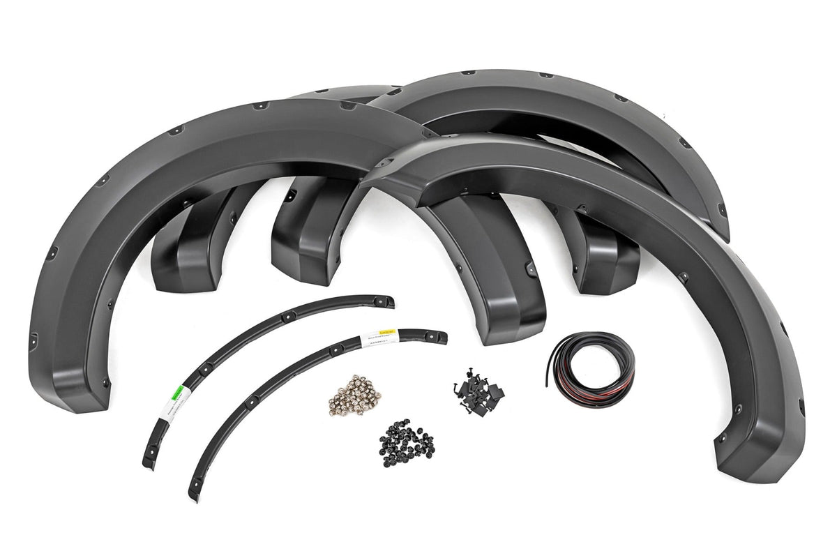 Rough Country Pocket Fender Flares Ford F-250 F-350 Super Duty 2WD 4WD (2017-2022)