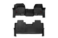 Rough Country Floor Mats FR RR FR Bench Ford F-250 F-350 Super Duty 2WD 4WD (17-26)