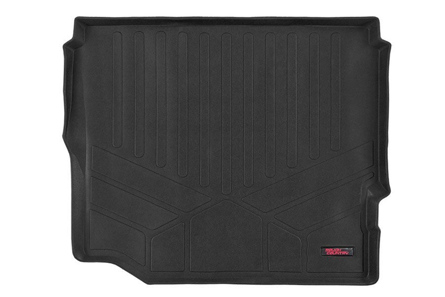 Rough Country Rear Cargo Mat W O Sub Jeep Wrangler Unlimited 4WD (2018-2026)