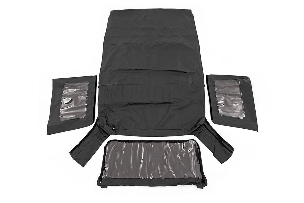 Rough Country Soft Top Replacement Black 4 Door Jeep Wrangler Unlimited (07-09)