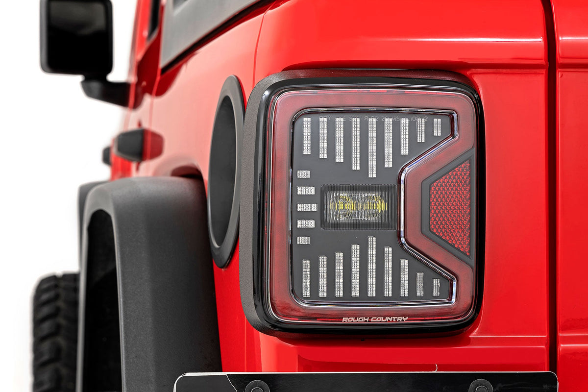 Rough Country LED Tail light Jeep Wrangler JL (18-26) Wrangler Unlimited (18-26)