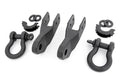 Rough Country Tow Hook to Shackle Bracket D-Ring Combo Chevy Colorado 2WD 4WD (15-22)