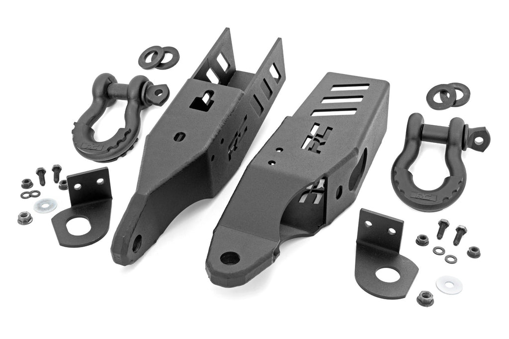 Rough Country Tow Hook Brackets D-Ring Combo Ford Bronco 4WD (2021-2026)