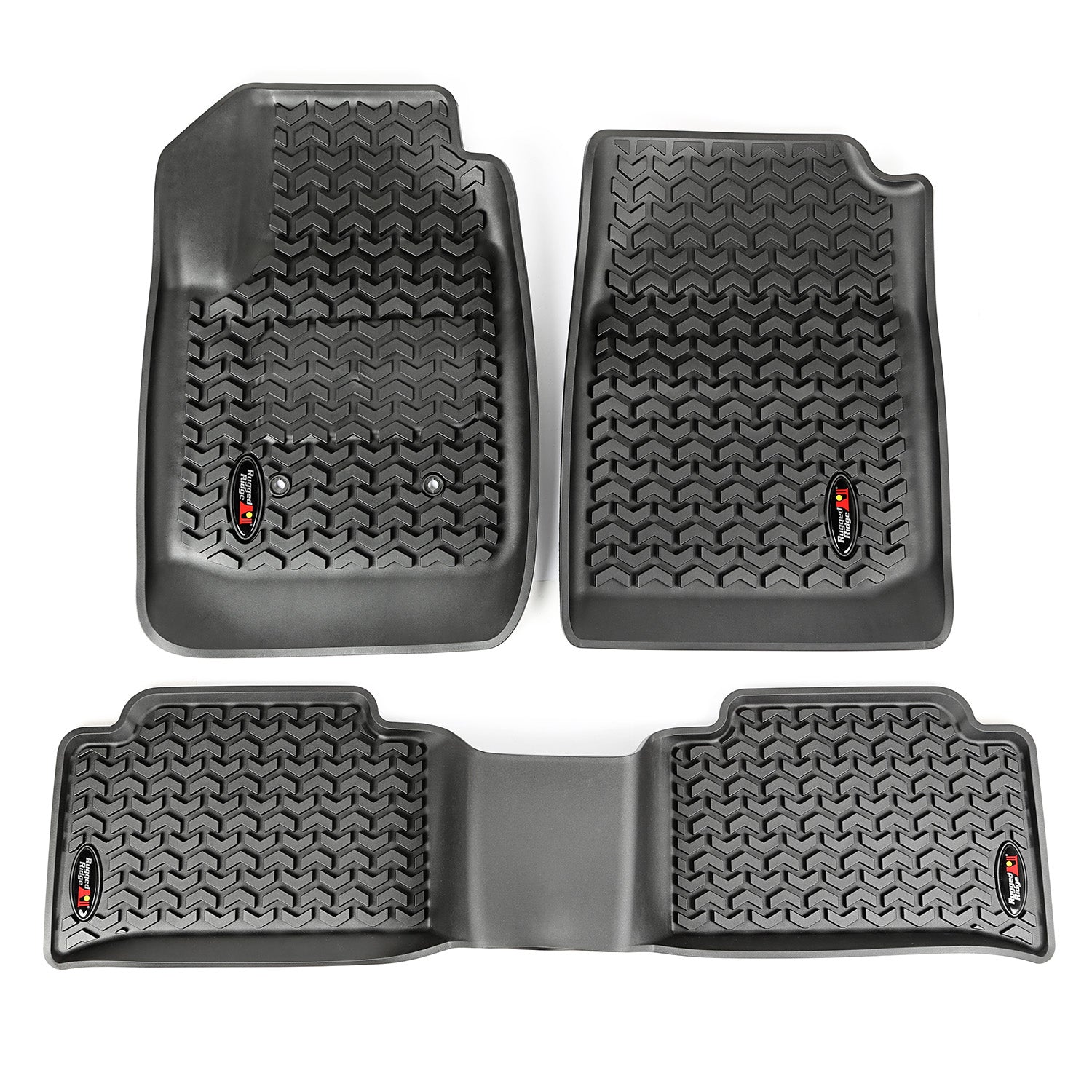 Rugged Ridge Floor Liner Front &amp; Rear - Chevrolet/GMC Colorado (2015-2019)