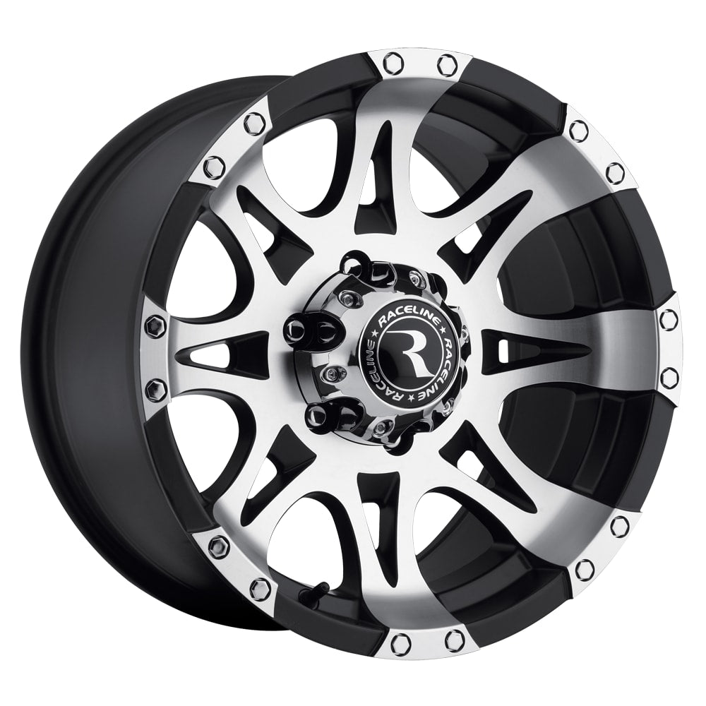 Raceline Wheels RAPTOR MIRROR BLACK 18X9 6X5.5 -06m