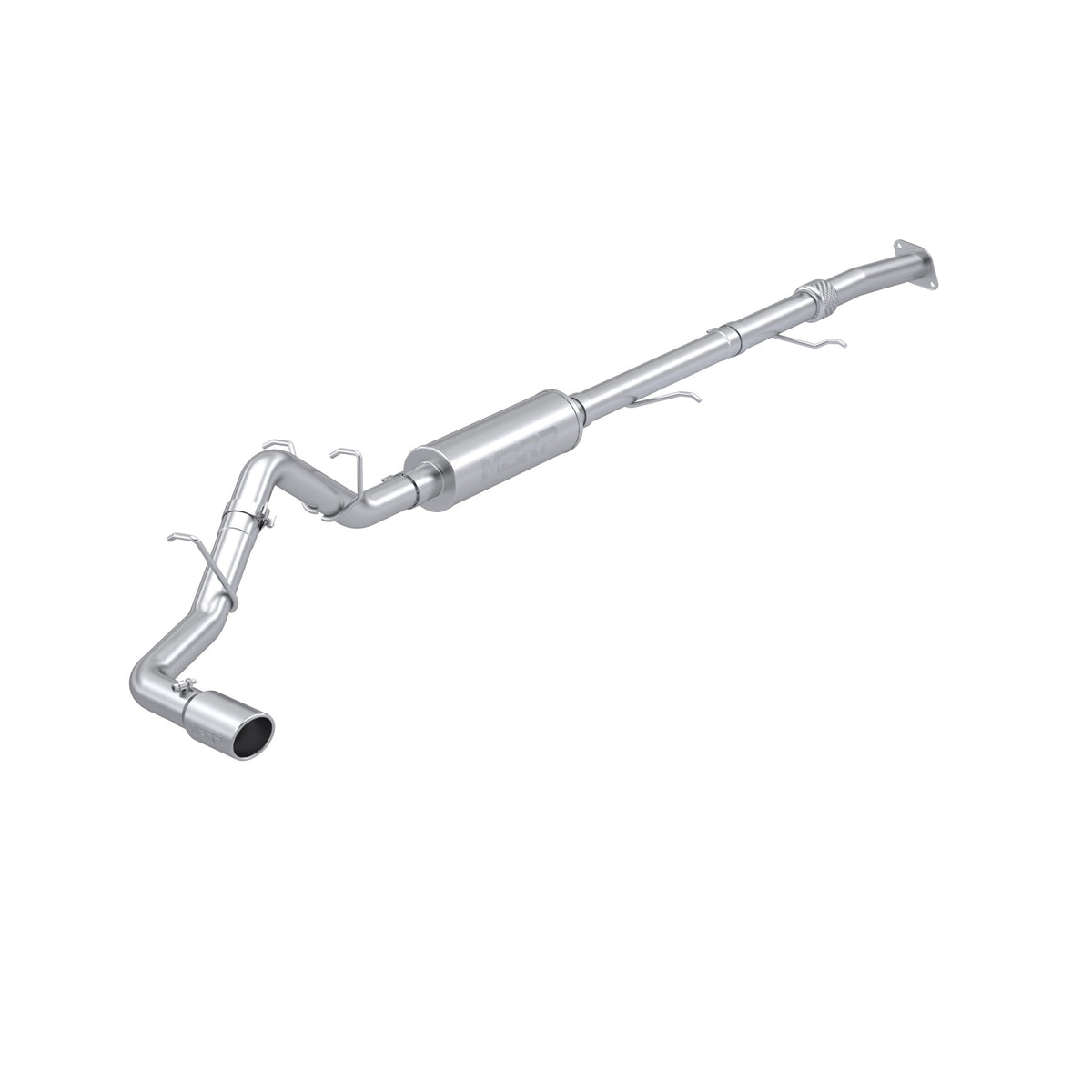 MBRP 2023 2026 Chevrolet GMC Colorado Canyon 2.7L Turbo Aluminized Steel 3 Cat-Back Single Side Exit