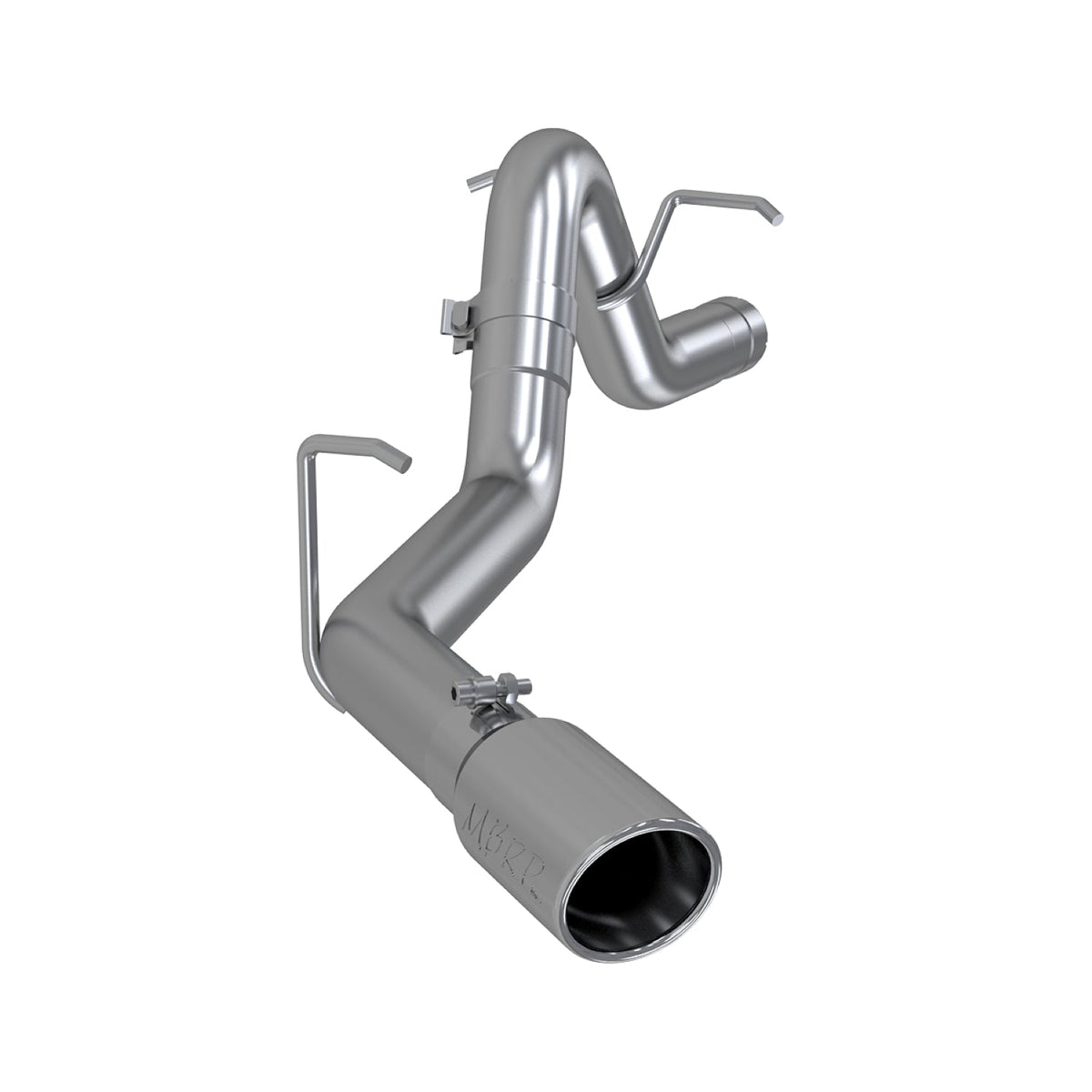 MBRP 2016 2022 Chevrolet GMC Colorado Canyon Duramax 2.8L T304 Stainless Steel 3 Filter Back Single Side