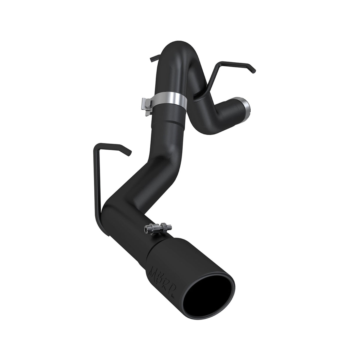 MBRP 2016 2022 Chevrolet GMC Colorado Canyon Duramax 2.8L Black-Coated Aluminized Steel 3 Filter Back Single Side