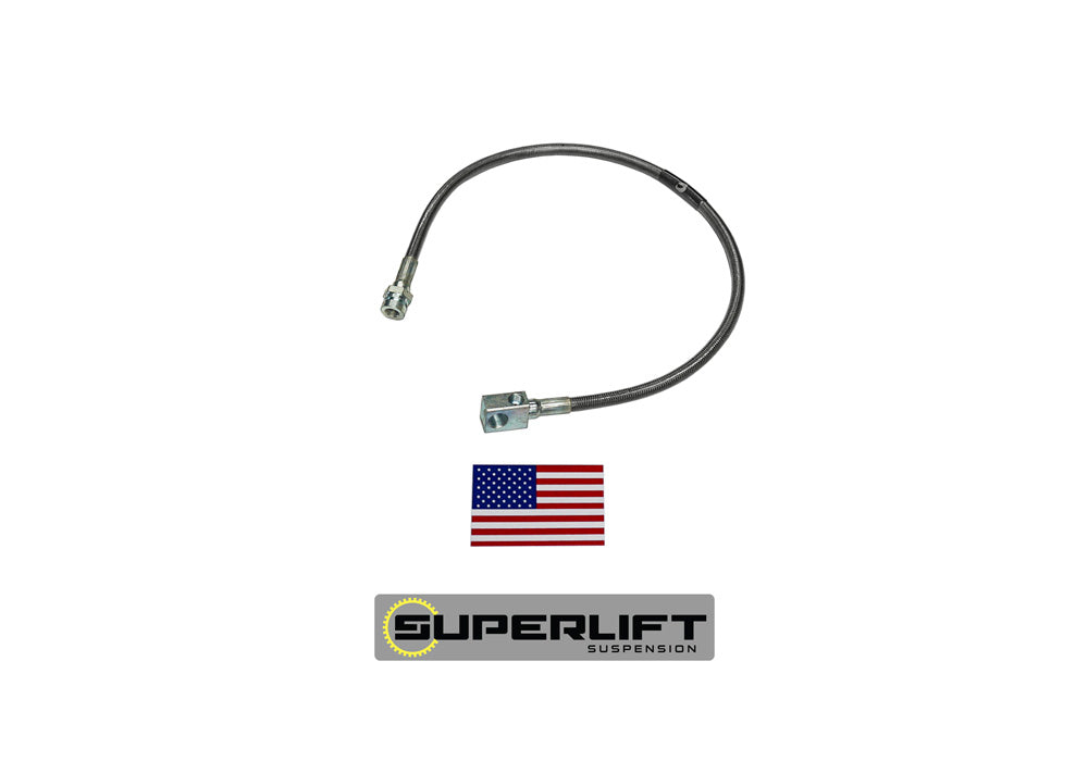 Superlift Bullet Proof Brake Hose - Rear - 1978-1979 Ford Bronco with 4-9 inch Lift Kit (singe)