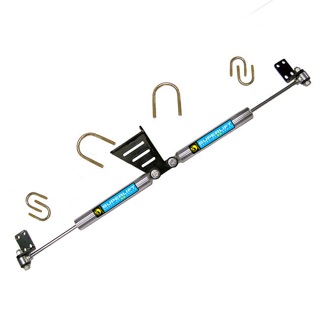 Superlift High Clearance Dual Steering Stabilizer Kit - SR SS by Bilstein (Gas) - 2007-2018 Jeep Wrangler JK