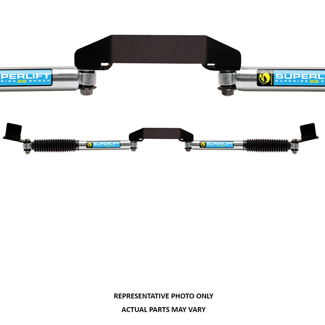 Superlift Dual Steering Stabilizer Kit - SR SS by Bilstein (Gas) - 2009-2013 Dodge Ram 2500 3500 4WD
