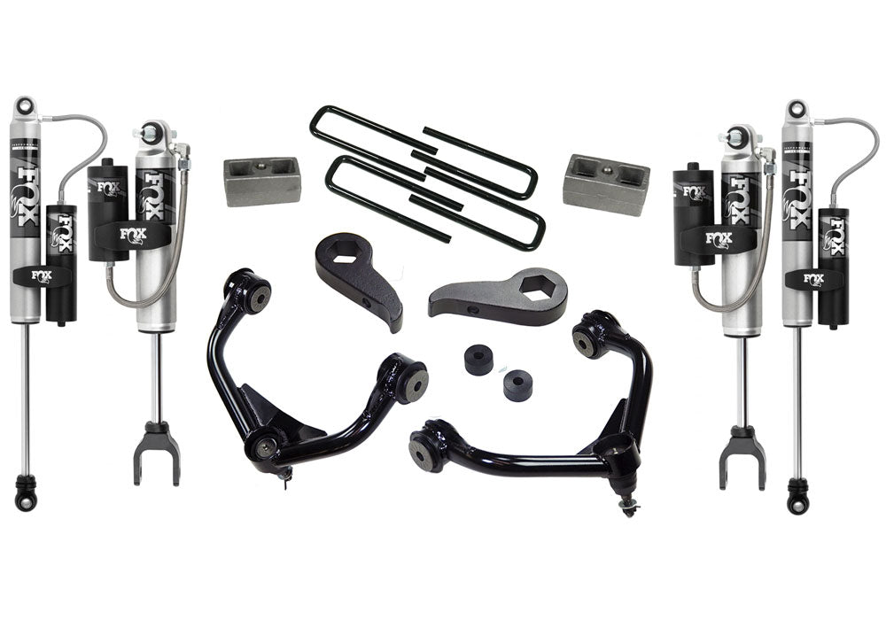 Superlift 3 inch Lift Kit - 2011-2019 Chevy Silverado and GMC Sierra 2500HD - with Fox Front Coilovers and rear 2.0