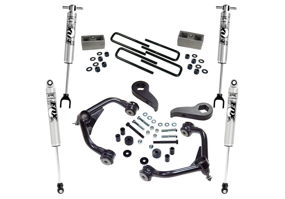 Superlift 3 inch Lift Kit - 2011-2019 Chevy Silverado and GMC Sierra 2500HD - with Fox 2.0 Series Shocks