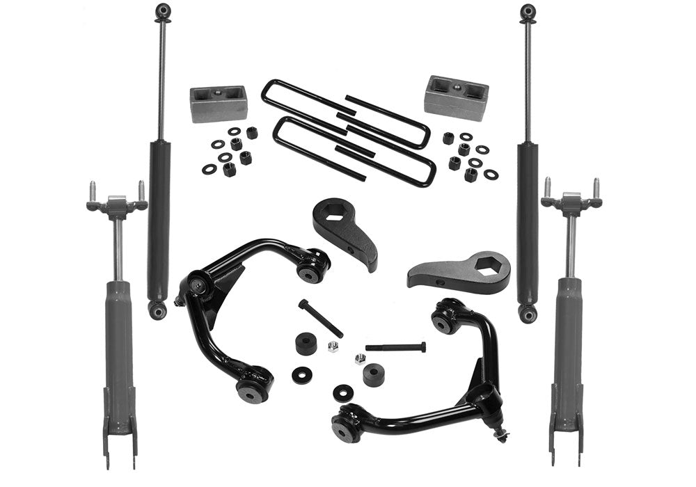 Superlift 3 inch Lift Kit - 2011-2019 Chevy Silverado and GMC Sierra 2500HD - with Superlift Rear Shocks