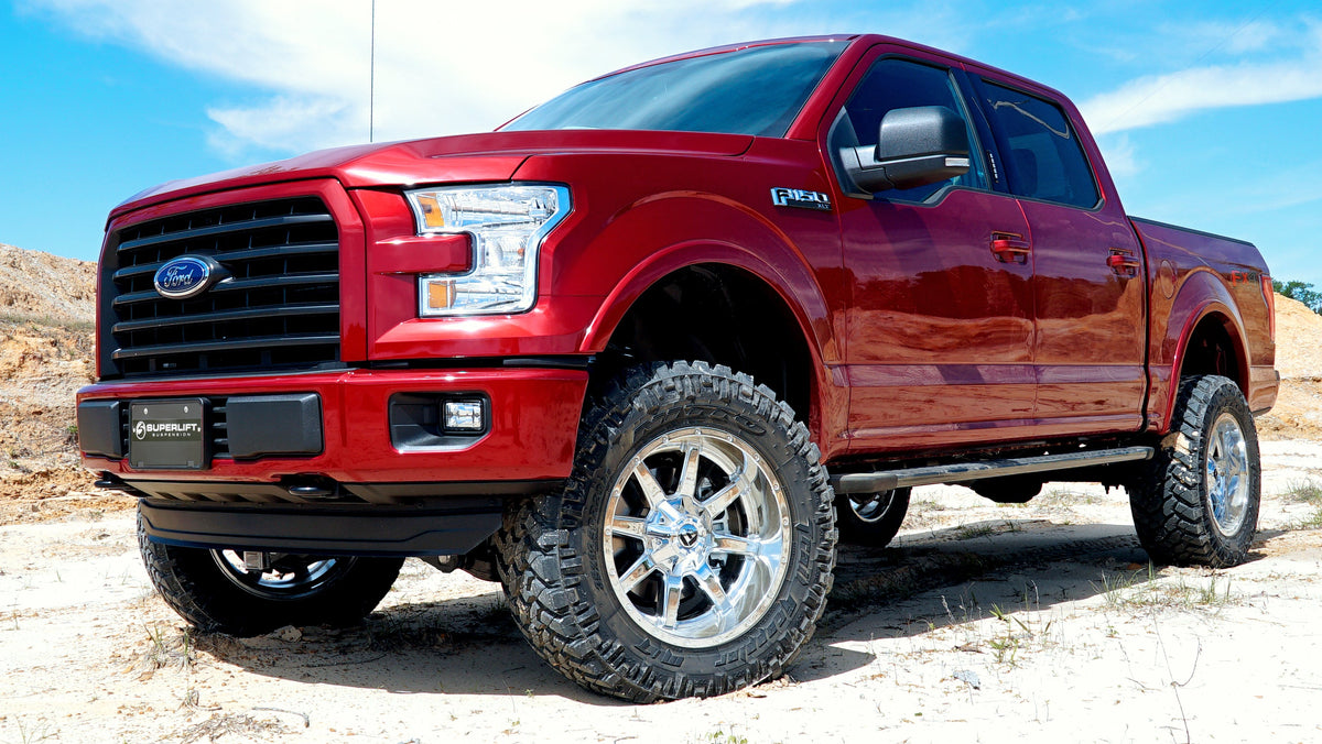 Superlift 4.5 inch Lift Kit - 2015-2020 Ford F-150 4WD - with Bilstein Rear Shocks