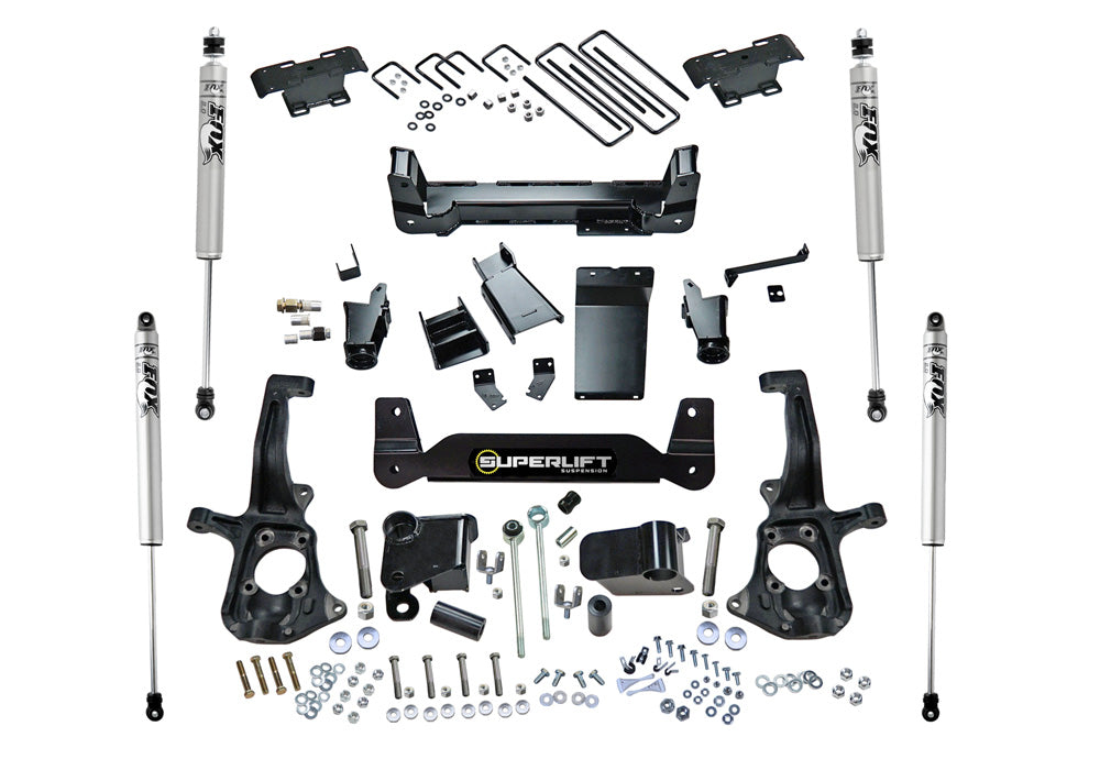 Superlift 6 inch Lift Kit - 2011-2019 Chevy Silverado and GMC Sierra 2500HD - with Fox 2.0 Series Shocks