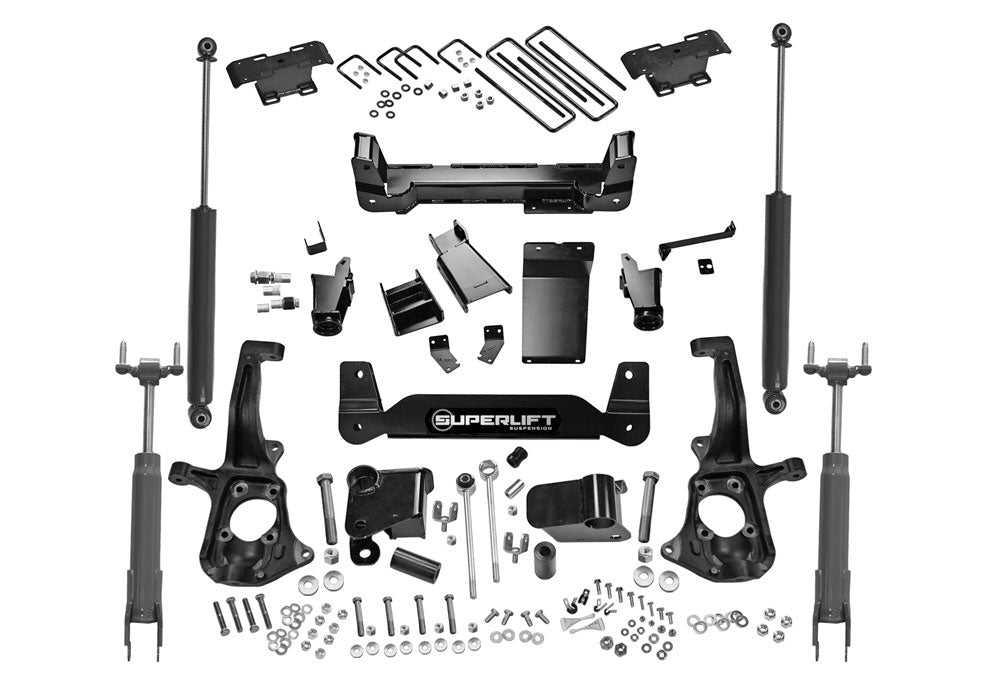 Superlift 6 inch Lift Kit - 2011-2019 Chevy Silverado and GMC Sierra 2500HD - with Superlift Front Rear Shocks