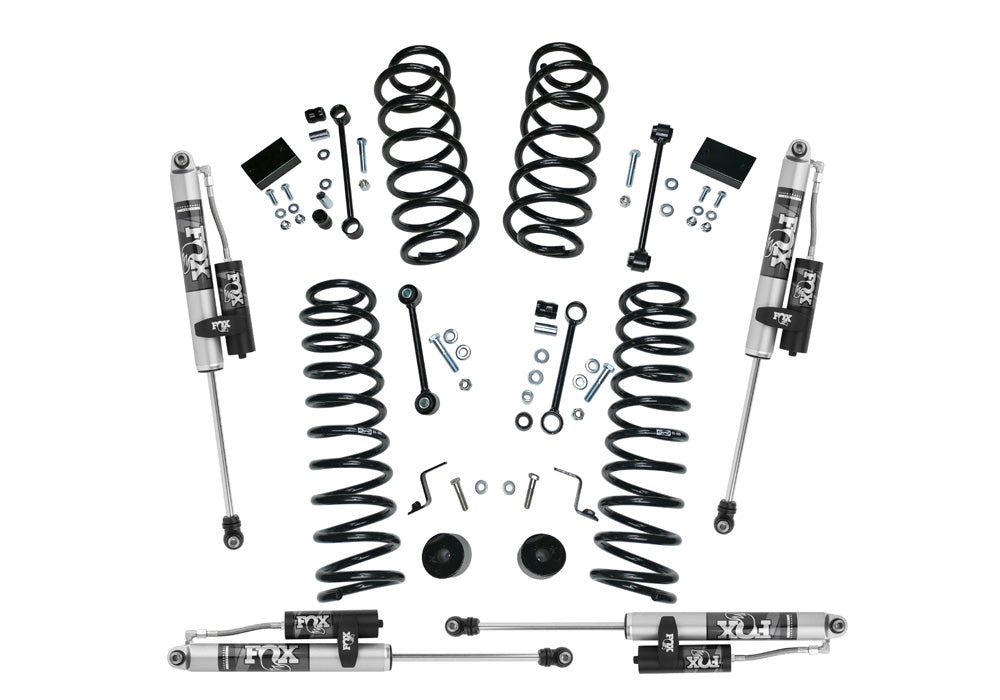 Superlift 2.5 Lift Kit 2018-2025 Jeep Wrangler JLU with Dual Rate Coils and FOX 2.0 Reservior Shocks