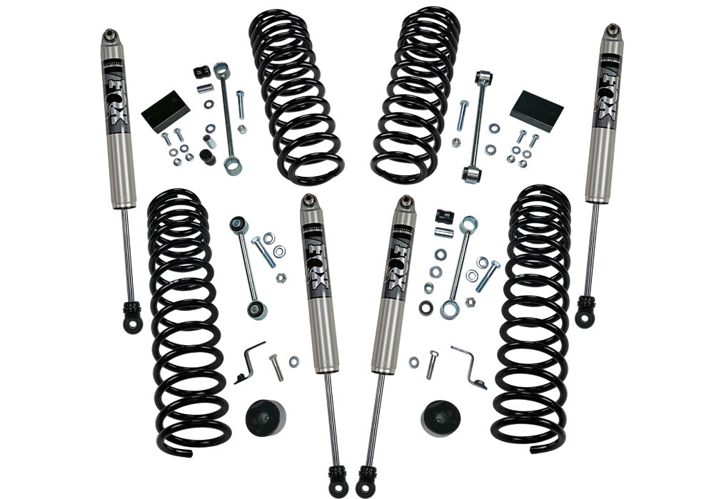 Superlift 2.5 inch DUAL RATE COIL Lift Kit - 2018-2025 Jeep Wrangler JL Unlimited - Including Rubicon with FOX SHOCKS