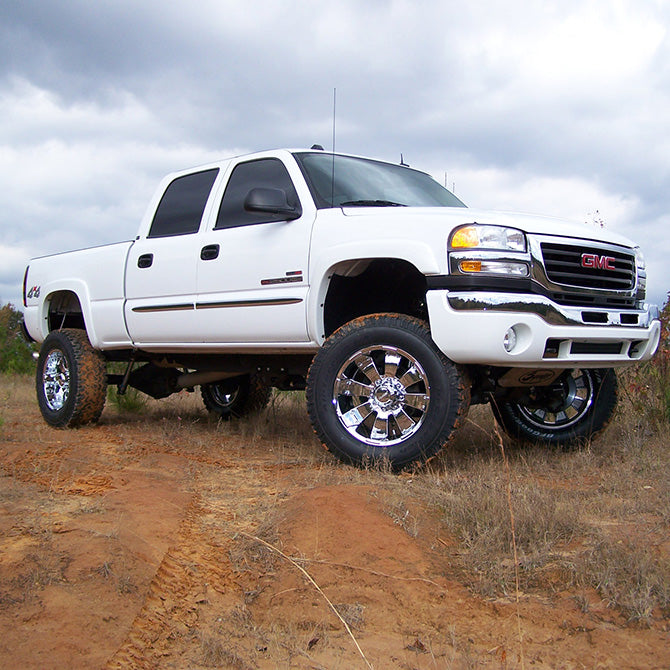 Superlift 6 inch Lift Kit - 2001-2010 Chevy Silverado and GMC Sierra 2500HD or 3500 4WD - Knuckle Kit with Fox 2.0 Series Shocks