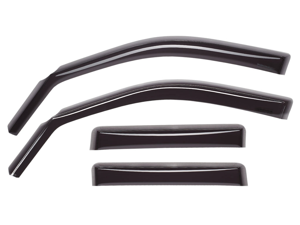 WeatherTech Matte Black Front and Rear Side Window Deflectors Fits -20-21 Tundra -