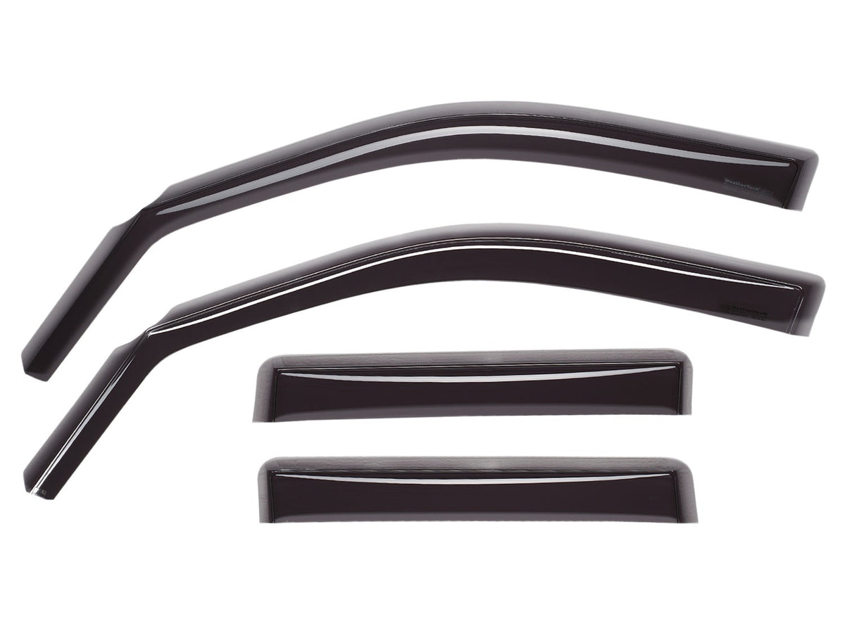 WeatherTech Matte Black Front and Rear Side Window Deflectors Fits -20-21 Tundra -