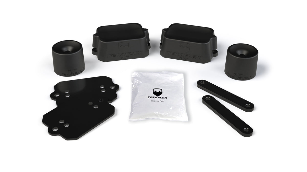 Teraflex JL: 2 Bump Stop Strike Pad Extension Kit – Front Rear