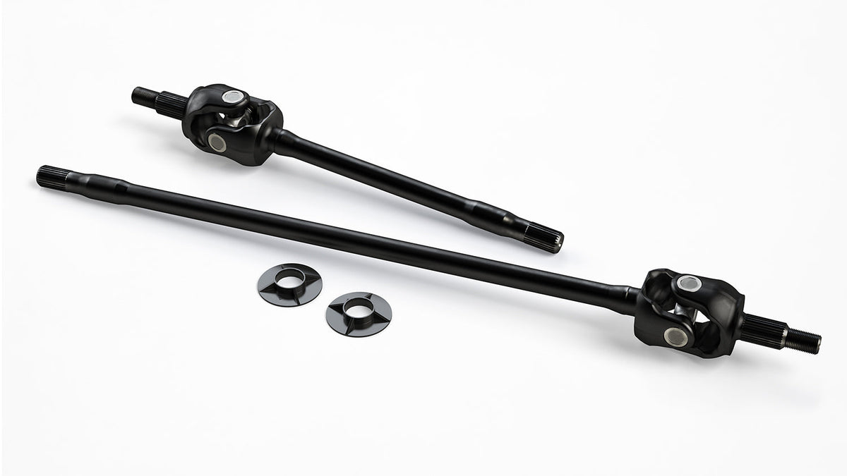 Teraflex JK: Tera44 HD Front Axle Shaft Kit w Outer Stubs U-Joints – 30-Spline