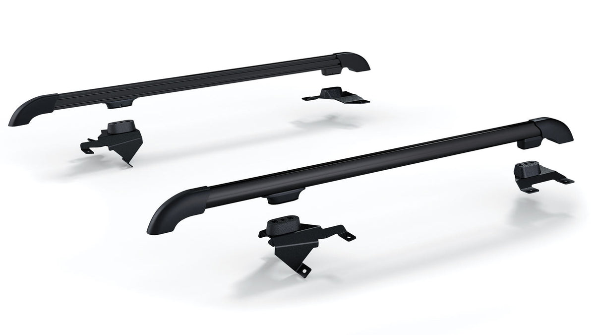 Teraflex JK 4dr: Nebo Roof Rack Main Rail Kit – Black
