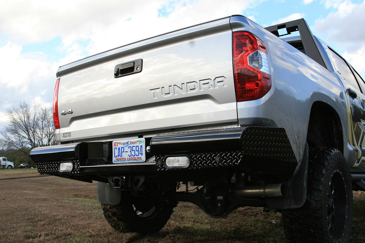 Fab Fours 2007 2013 Toyota Tundra Rear Ranch Bumper
