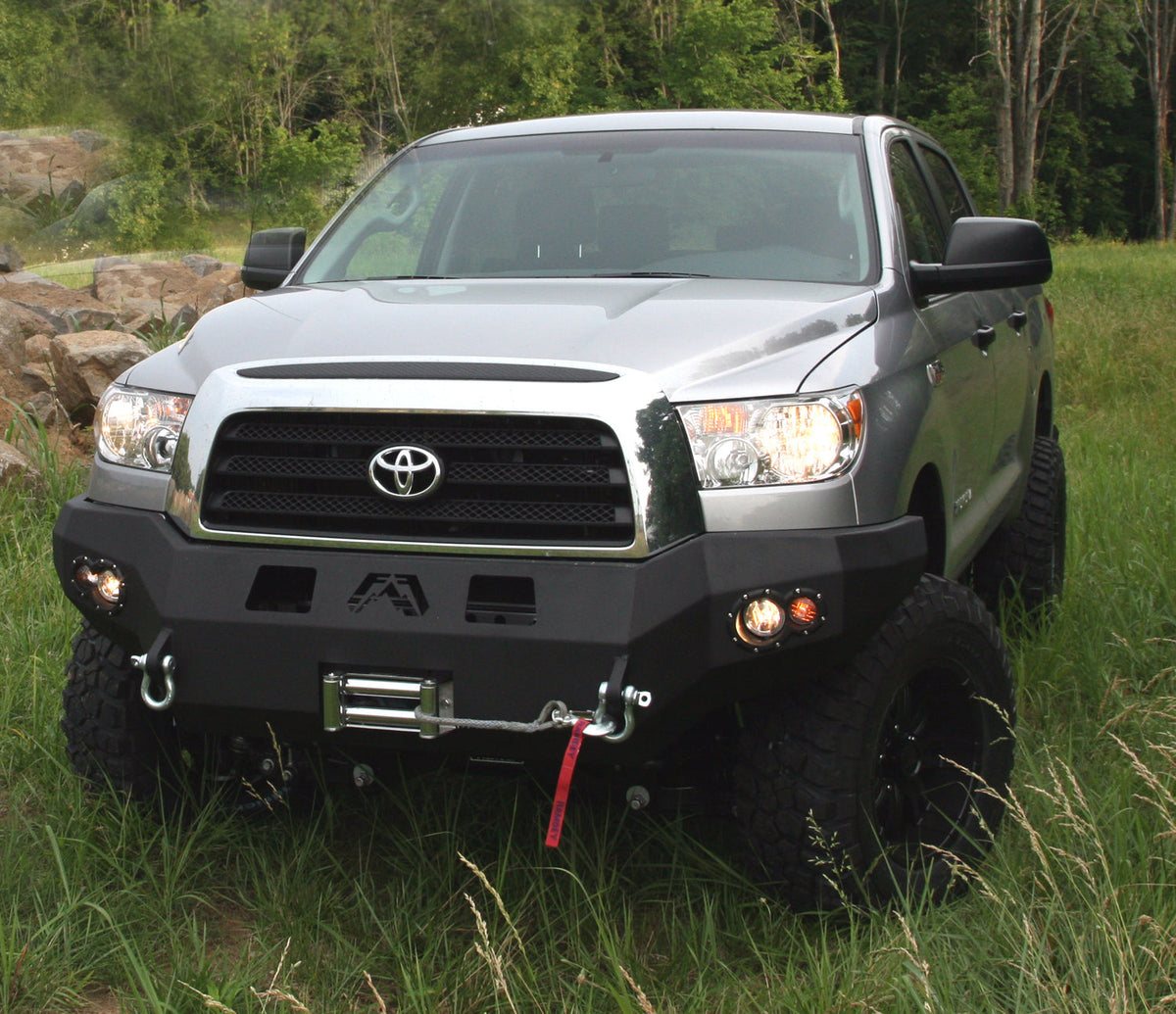 Fab Fours 2007 2013 Toyota Tundra Winch Bumper w No Grill Guard Bare