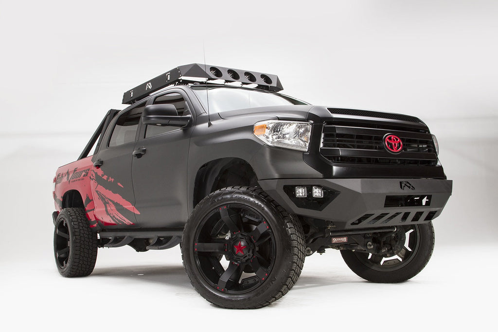 Fab Fours 2014 2021 Toyota Tundra Vengeance Front Bumper w No Guard Bare