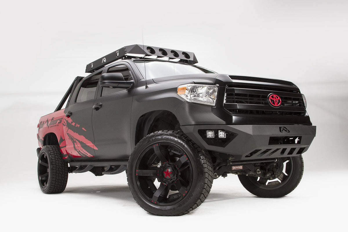 Fab Fours 2014 2021 Toyota Tundra Vengeance Front Bumper w No Guard Bare