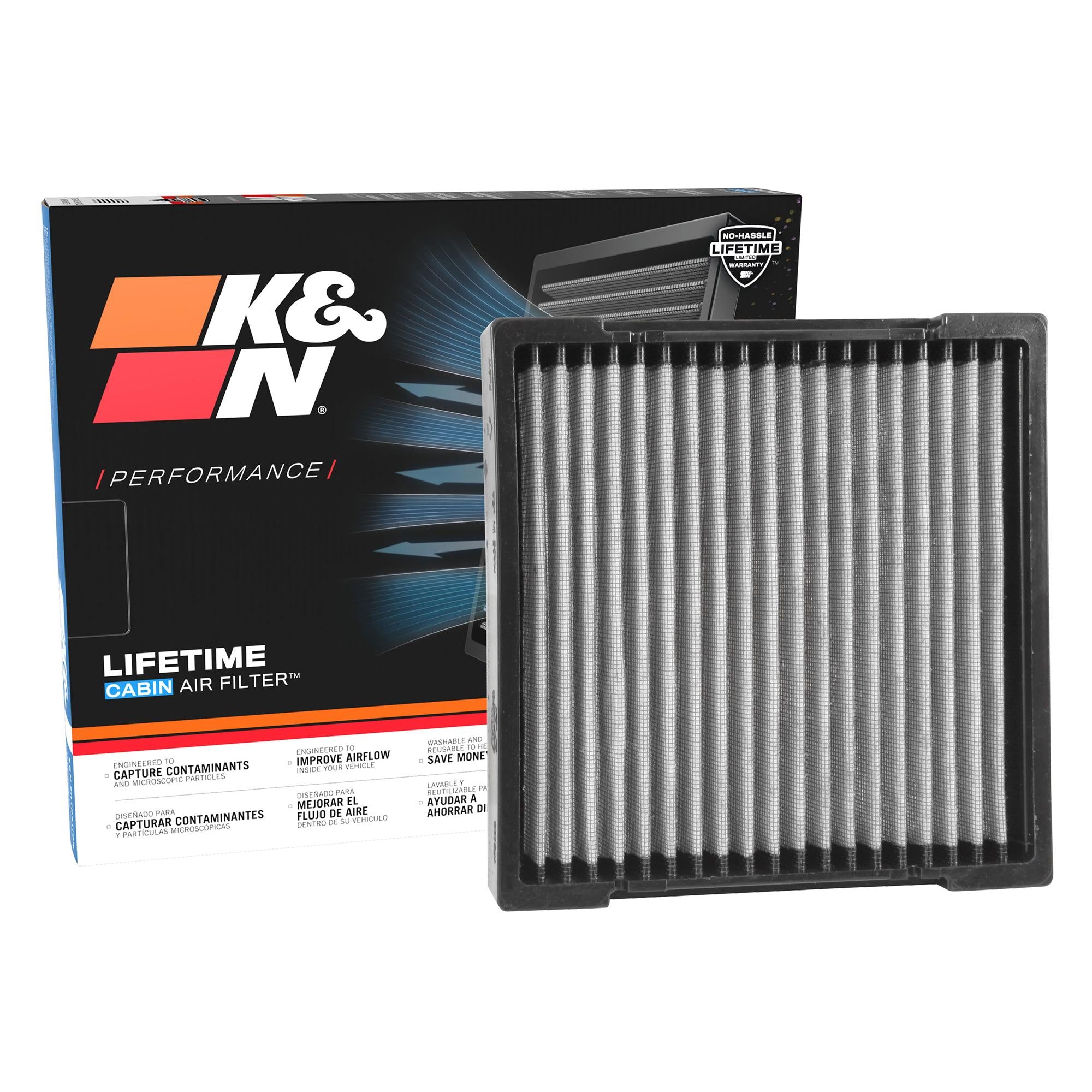 K&N washable cabin air filter