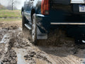 WeatherTech Black No Drill MudFlaps - Front and Dually Fits -20-13 Silverado -