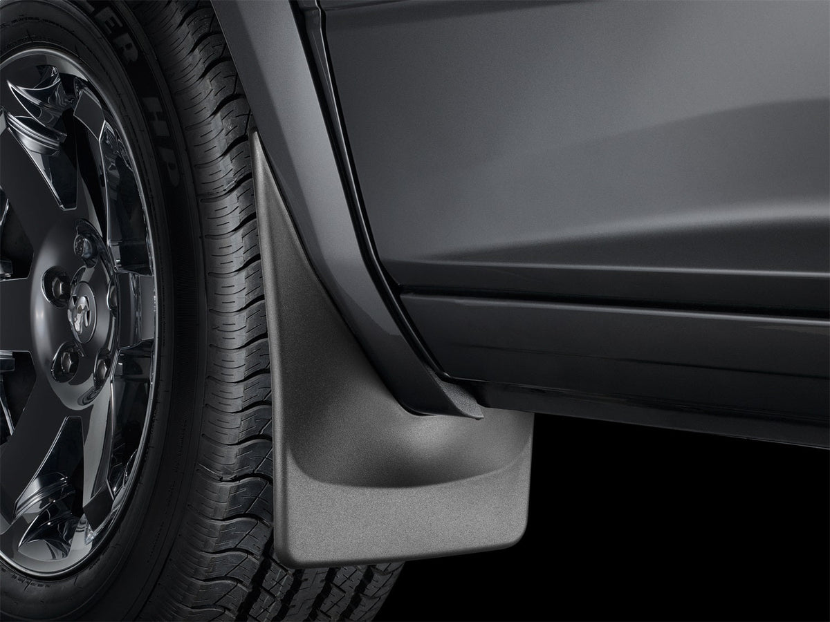 WeatherTech Black No Drill MudFlaps - Front Fits -20-16 F-250 F-350 F-450 F-550 -