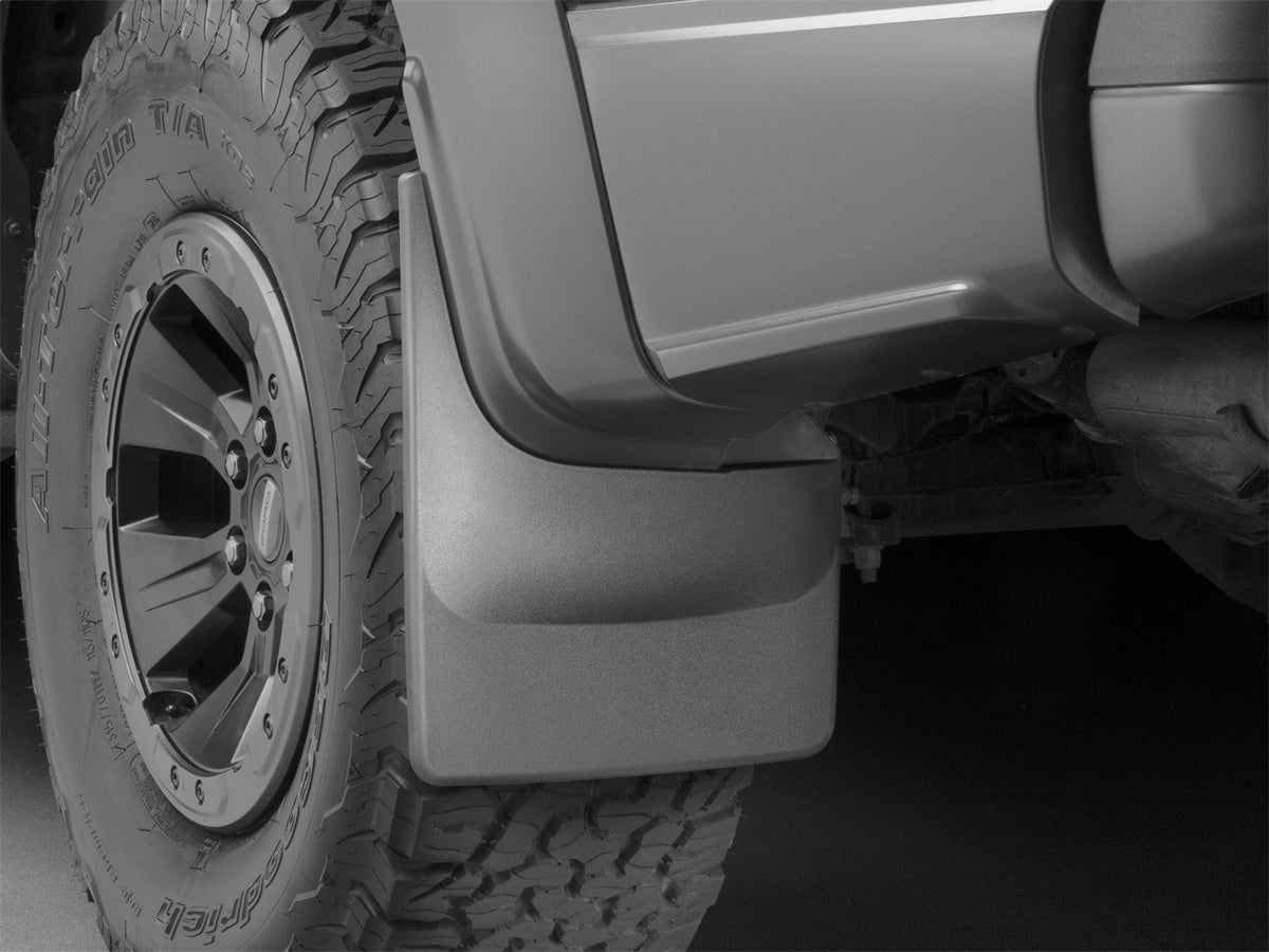 WeatherTech Black No Drill MudFlaps - Rear Fits -20-20 F-150Raptor -