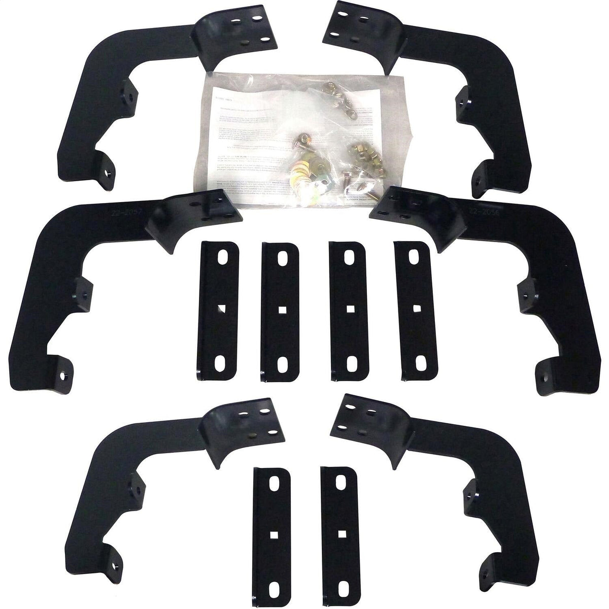 Westin Premier Oval Nerf Step Bar Mount Kit Black Colorado/Canyon Crew Cab 2015-2019