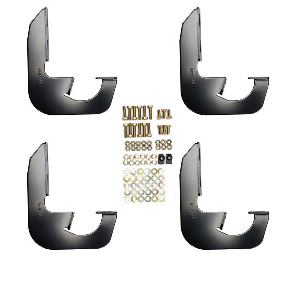 Westin Running Board Mount Kit Black Silverado Sierra 1500 Reg Cab 2014-2018 (Rocker Mount) 2500 3500 Reg Cab 2015-2019
