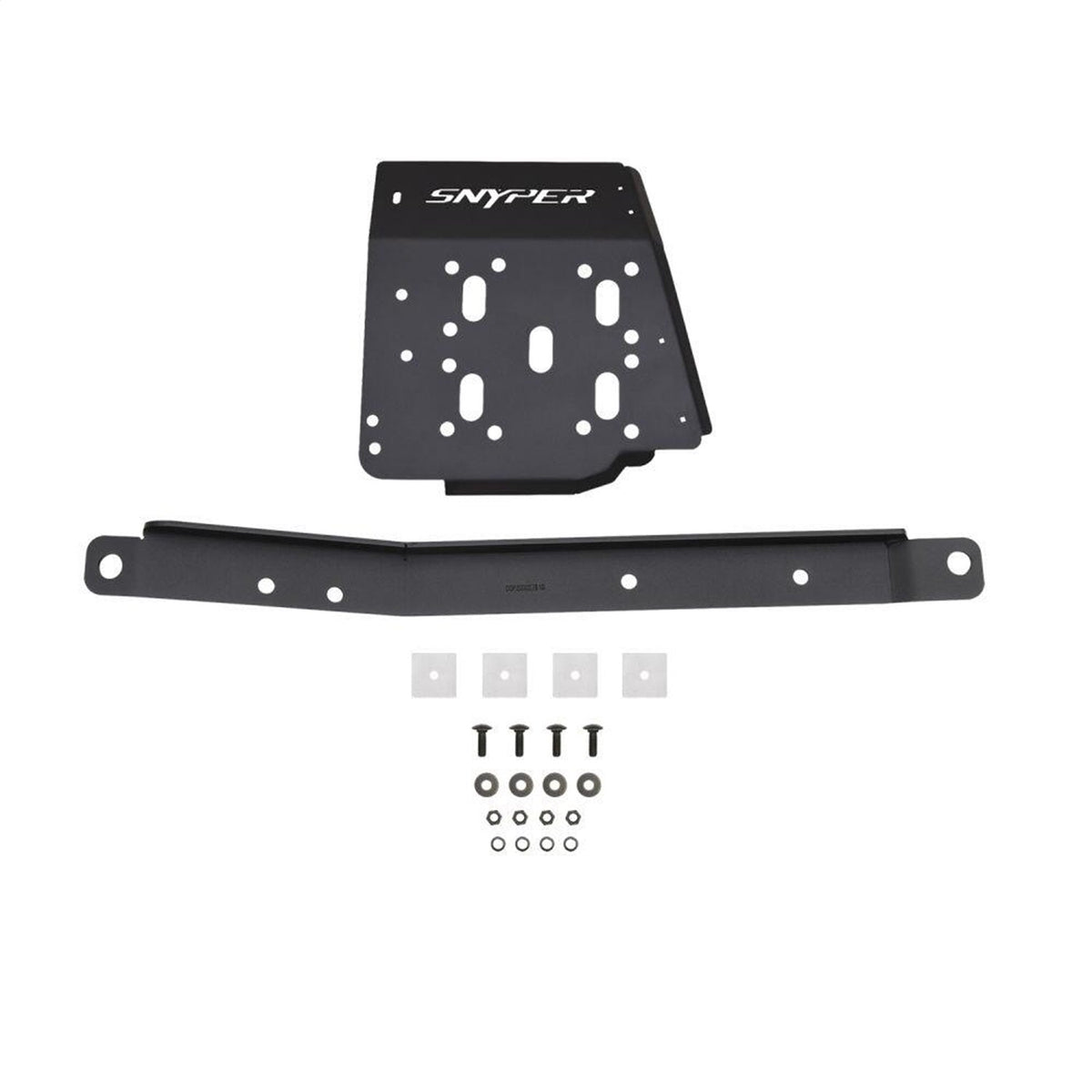 Westin Transfer Case Skid Plate Textured Black Wrangler JK 2007-2018