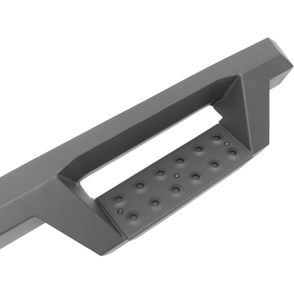 Westin HDX Drop Wheel-to-Wheel Nerf Step Bars Textured Black Silverado/Sierra 2500/3500 Crew Cab 2007-2019 (6.5 FT Bed) and Dual Rear Wheel (8 FT Bed) 1500 Crew Cab 2007-2018 (6.5 FT Bed)(Excl. Classic)