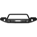 Westin WJ2 Full Width Front Bumper w/Bull Bar Textured Black Wrangler JK 2007-2018