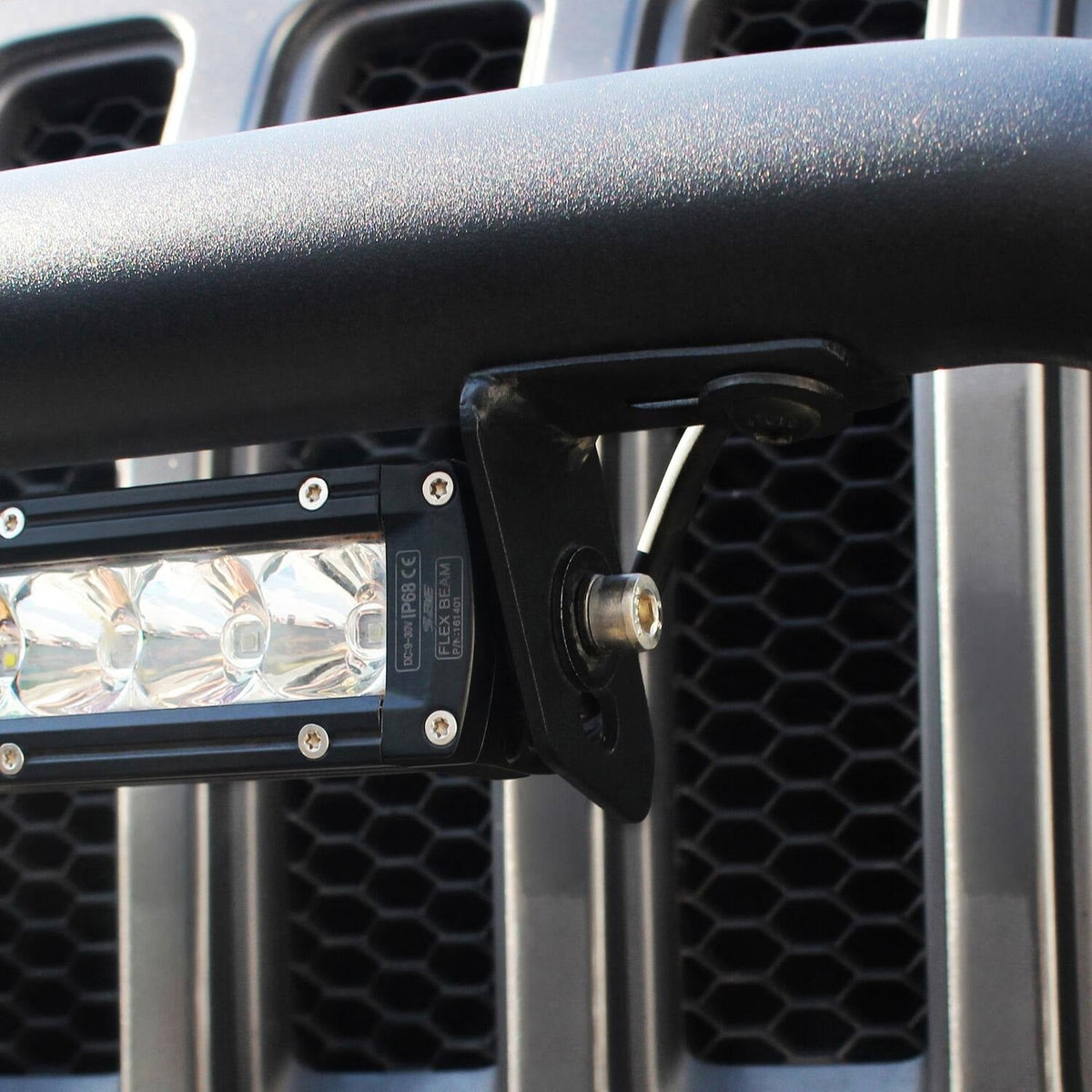 Westin WJ2 LED Brackets Textured Black Wrangler JK 2007-2018 Wrangler JL 2018-2019