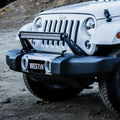 Westin Bumper Mount 30 IN LED Bar Textured Black Wrangler JK 2007-2018