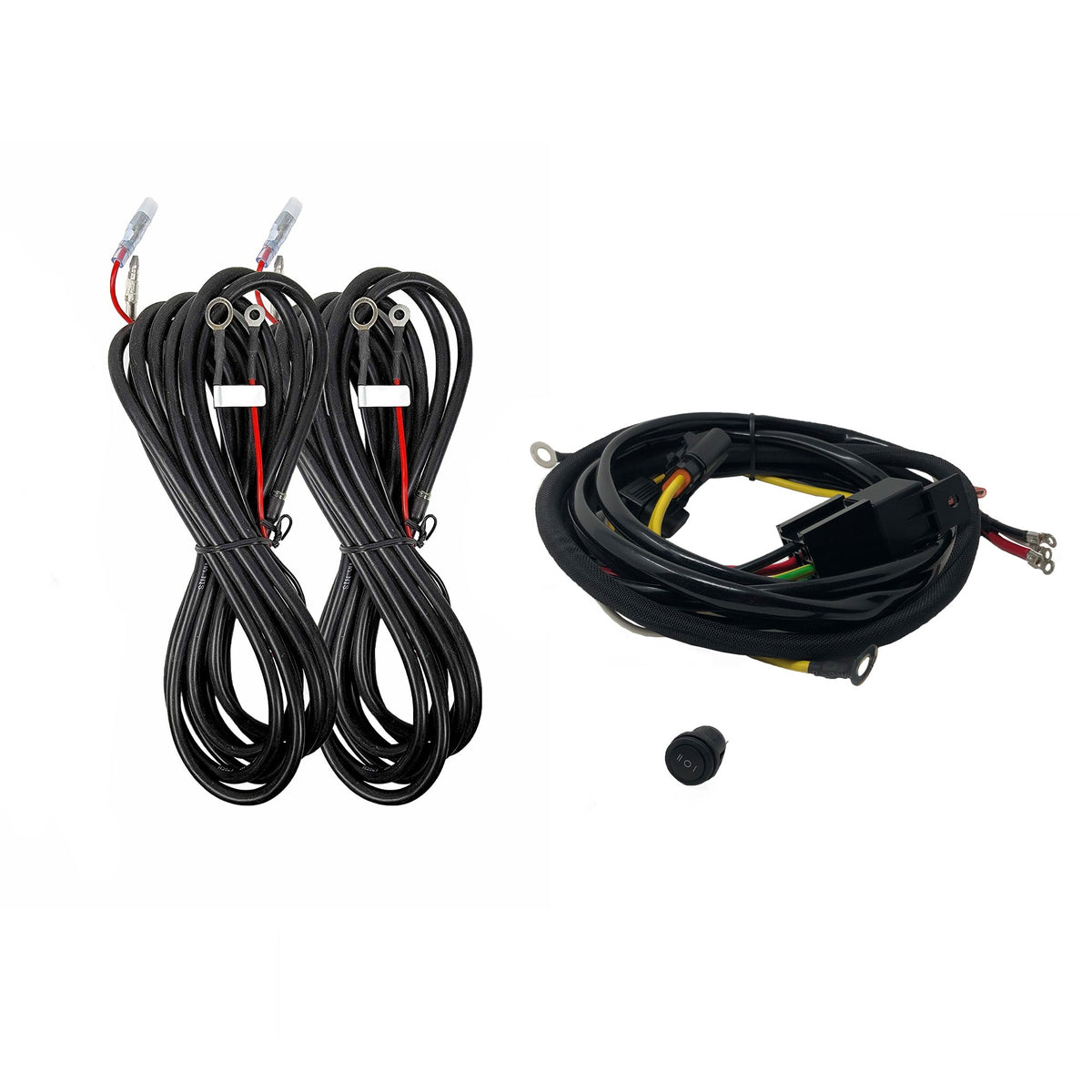 KC HiLites Profile SideCast Four-Light Wiring Kit - Platform One - 03-23 Lexus GX Toyota LC