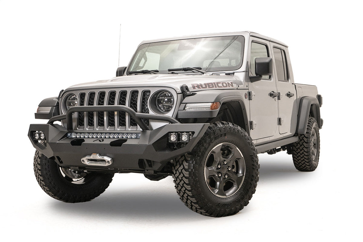 Fab Fours 2018; 2020 2024 2018 Jeep JL Rubicon 2020 Jeep JT Rubicon Matrix Front Pre-Runner Bare
