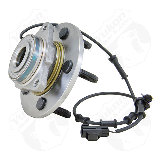 Yukon front unit bearing and hub assembly for 02-05 Ram 1500 with ABS and 4 wheel disc brakes