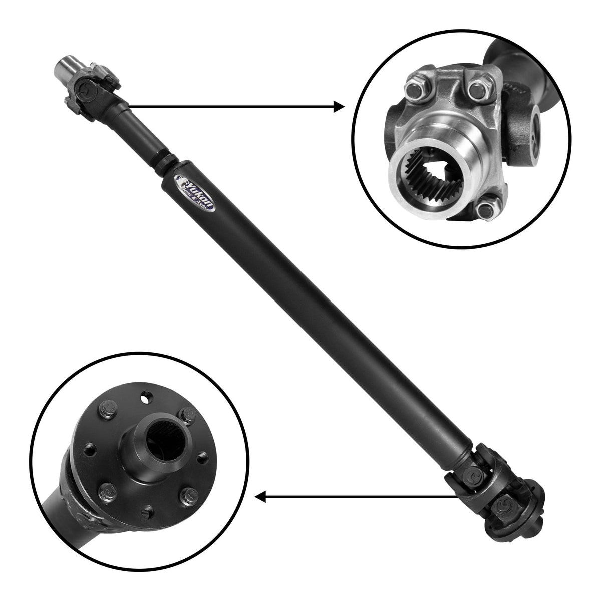Yukon Performance Rear Driveshaft HD for 2018 Jeep JL Rubicon 4 Door Manual